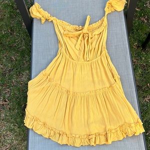 Yellow Summer Flowy Zaria Dress